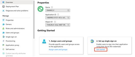 Configure Single Sign.